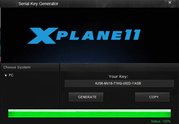 serial key generator x-plane 11